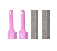 Bloc de nettoyage pour toilettes en pierre ponce avec poignée qui élimine efficacement les taches de rouille et de calcaire, adapté aux salles de bains