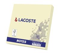 Bloc de notes autocollantes repositionnables 100 feuilles (12 blocs) - 7.5 x 7.5 cm