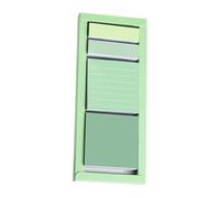 Bloc de notes avec papier blanc et plusieurs divisions de tailles pour le marquage des documents, des carnets avec étui