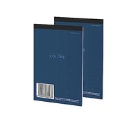Bloc de notes TOP 2000 Couleurs A7 100 feuilles à carreaux