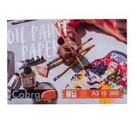 Bloc de papier - A3 - Peinture à l'huile - 300g - 10 feuilles - Cobra