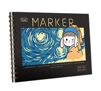 Bloc De Papier Aquarelle A4 16k 8k, Carnet De Croquis, Journal D'aquarelle, 100 Pages