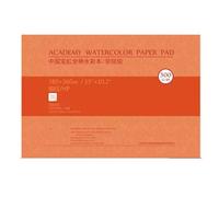 Bloc de papier aquarelle en coton 300 g - 20 feuilles sans acide - Multifonction - Pour croquis et peinture à l'aquarelle - Pour artistes - Papier d'art en coton