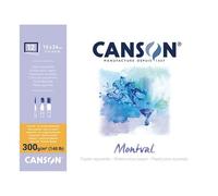 Bloc De Papier Aquarelle Montval 300 G Sur M² Grain Fin