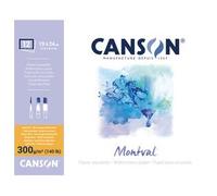Canson-Infinity Bloc aquarelle Montval 100 feuilles grain fin 300 g/m² A3