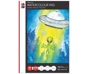 Bloc de papier aquarelle WATERCOLOUR PAD, 220 g/m2