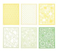 Bloc de papier cartonné avec des motifs façon dentelle