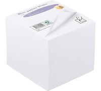 Bloc de papier cube collé 80 g 90 x 90 x 90 mm papier blanc