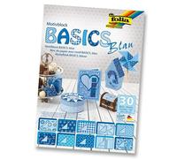 Bloc de papier dessin BASICS 30 feuilles bleues de 24 x 34 cm