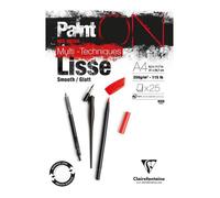 Bloc de papier dessin - CLAIREFONTAINE - Paint'on 25 - Blanc - 0.45 kg - Enfant