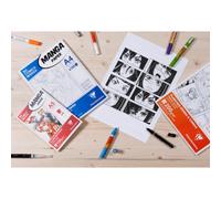 Bloc de papier Layout MANGA ILLUSTRATIONS, A4