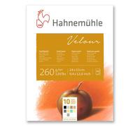 Bloc De Papier Pastel Velour 260 G Sur M² Couleurs Assorties 10 Feuilles