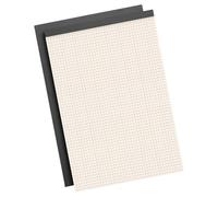Bloc de papier quadrillé quadrillé quadrillé 4 grilles quadrillées avec dos en carton
