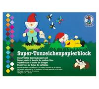 Bloc de papier toner Super 130g/qm 24x34cm UE=50 feuilles 25 couleurs assorties