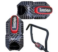 Bloc de pare-chocs de moteur de moto - Protection anti-rayures, ensemble de 2 pièces protège et cadre contre les chutes, les collisions et l'abrasion, convient pour un diamètre de tuyau de 0,78 à 1,02