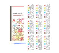 Bloc de peinture à l ' aquarelle de voyage avec aquarelles intégrées pour les artistes débutants en bas âge, dessin de voyage et gribouillage, ensemble de dessin à l ' aquarelle pour