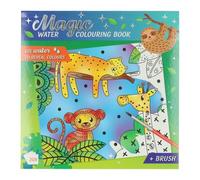 Bloc de peinture à l'eau magique Animaux de la jungle