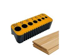 Bloc de Perçage Portable - Outil Universel De Menuiserie Gabarit De Perçage De Trous En Bois,Guide de pour Chevilles et Travail du Bois - pour Travailleurs du Amateurs de DIY Charpentiers