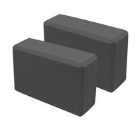 Bloc de Pilates - 2 blocs divisés pour étirement - Brique - Yoga Dē mousse EVA Dē haute densité - Briques confortables de yoga Pàra Fitness Pratique