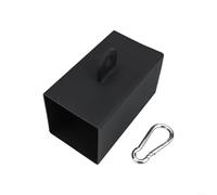 Bloc de pincement avec boucle pour machine à câble, renforcement des poignées en acier à ressort pour poulie d'haltérophilie, outil d'entraînement pour systèmes de charge (carré 8 x 8 cm)