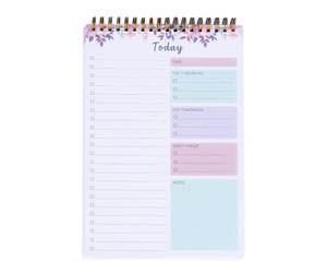 Bloc de planification portable robuste de 52 feuilles pour | Bloc-notes portable et stable pour l'école, les études, la planification, B