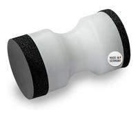 Bloc de ponçage 30 mm Ø - Bloc de ponçage à main pour auto-adhésif disque Ø 30-37mm - les deux côtés utilisables dur/doux