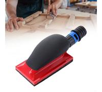 Bloc de ponçage avec support de papier abrasif sous vide avec poignée confortable pour le polissage du bois, le nettoyage de la maison, l'entretien de la voiture