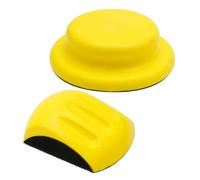 Bloc de ponçage avec velcro, crochet et boucle - Bloc de ponçage manuel en forme de souris - Disque abrasif avec fermeture Velcro - Pour travaux de ponçage avec disques abrasifs Velcro