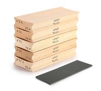 Bloc de ponçage bidirectionnel pour guitare avec options à double rayon pour nivellement des frettes et entretien de la touche sur guitare et basse, idéal pour les réparations en atelier (7,25 15)