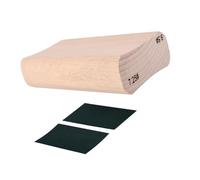 Bloc de ponçage de nivellement en bois pour un travail uniforme des frettes et améliore le son de la guitare