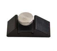 Bloc de ponçage en alliage d'aluminium pour le travail du bois et la finition du métal, pour outil de ponçage des bords avec prise en main confortable, compatible avec le sable standard (C)