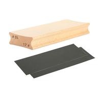 Bloc de ponçage en bois poli pour les touches de nivellement des frettes de guitare, outils Luthier avec papier de verre, ensemble d ' outils de réparation de guitare, outil Luthier de nivellement des