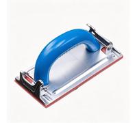 Bloc de ponçage manuel à la main avec clips métalliques, outil de ponceuse ergonomique pour cloison sèche, bois et métal, compatible avec les feuilles de papier abrasif standard, 18 x 8,5 x 3 cm (type