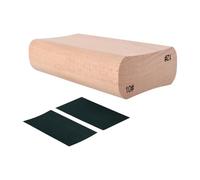 Bloc de ponçage pour guitare, double usage, fil de frette, nivellement de la touche, outil de fabrication de guitare pour frette double usage en bois
