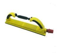 Bloc de ponçage réglable à la main avec poignée rotative pour papier abrasif de 70 mm, planche de polissage flexible pour le travail du bois, automobile, mur