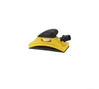 Bloc de ponçage réglable portable avec plaque de poussée et port d'extraction de poussière, conçu pour le ponçage à sec et les tâches détaillées de peinture automobile avec poignée ergonomique (198 mm