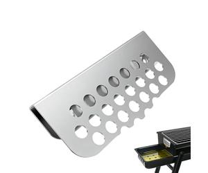 Bloc de porte de graisse - pour grillades en acier inoxydable | tamis à graisse pour barbecue | protection anti-goutte d'huile pour cour, terrasse, pelouse, jardin, pique-nique, camping