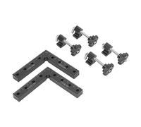 Bloc de positionnement à 90 degrés, carré de travail du bois, pince à angle droit, pince d'angle de menuis d'alliage en aluminium, pour fixation du panneau d'armoire