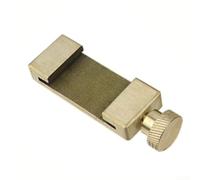 Bloc de positionnement compact pour règles en acier conçu pour le travail du bois avec des fonctions de réglage faciles