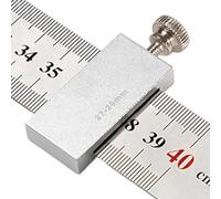 Bloc de positionnement de règle, butée de menuiserie ergonomique en d'aluminium, mesure de la maison, réparation de construction | Règle de menuiserie en acier de mesure de la construction de