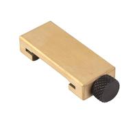 Bloc de positionnement de règle en acier, outil de localisation en laiton pour le travail du bois, marquage de mesure précis, bloc fixe pour les projets de menuiserie, matériau en