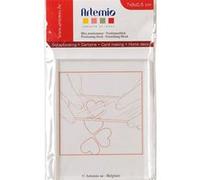 Bloc de positionnement pour tampons transparents 9 x 7 cm Blanc G