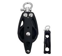 Bloc de poulie marine, poulie marine en nylon et acier inoxydable | Poulie marine en acier inoxydable,Équipement de poulie de levage à roulement pour fixer le poteau de pagaie et le filet pour bateau,
