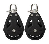 Bloc De Poulie Marine - Support De Câble Métallique De Levage En Nylon Et Acier Inoxydable, Station De Logement À Roulement De Roue Unique | Outil De Gréement De Kayak De Bateau À Voile, Accessoire D'