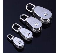 Bloc de poulie pivotante à roue unique en acier inoxydable 304, corde de levage robuste M32 pour suspendre le remorquage et la Traction du fil