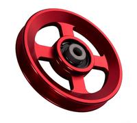 Bloc de poulie pour les amateurs de gym conçu pour une haute performance et une longévité (85 mm rouge uni)