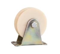 Bloc de poulie roue à rainure, 1 pièce chenille en forme V nylon, U, plastique, guidage levage câble métallique grue mobile (tube pouce)(3 inch U shaped)