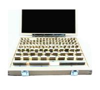 Bloc de précision, Jeu de 103 cales étalons de 1,005 à 100 mm, grade 0, for le contrôle et l'inspection.(0 grade)