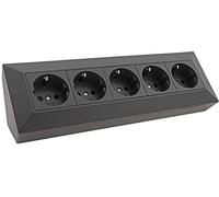 Bloc à 5 prises, noir