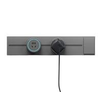 Bloc de Prises Électriques,Rail pour Bande Multiprise Flexible | Adaptateurs de Prises Détachables et Mobiles pour Cuisine, Appartement, Dortoir, Maison, École, Hôtel, Salon, Bureau, Lieu de